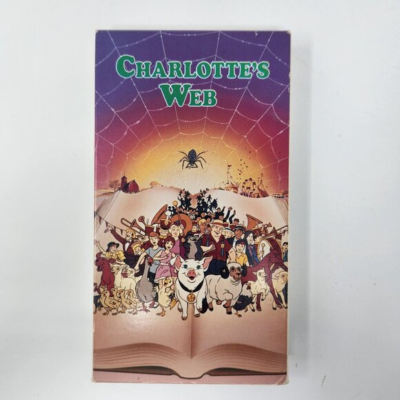 Charlottes Web VHS Tape Animated Movie Vintage - Picture 1 of 7